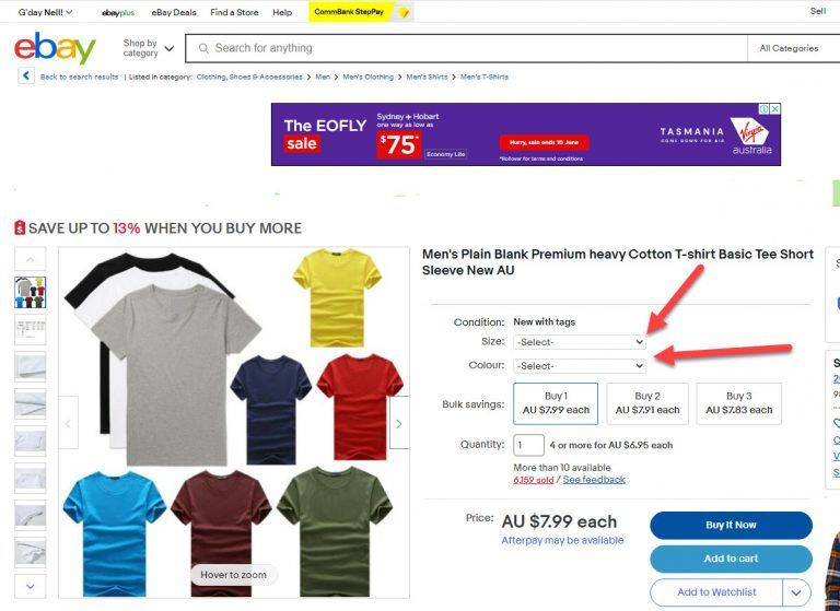 How To Add Variations To Your eBay Listings STEP BY STEP