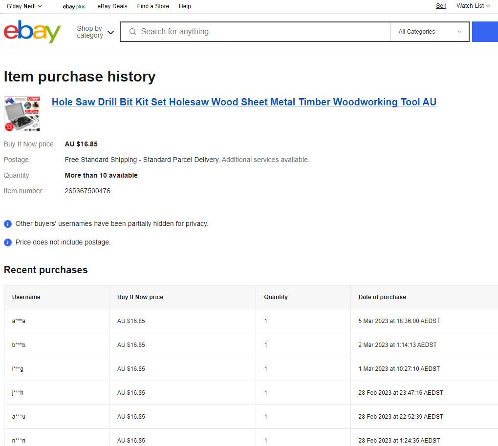 How To See eBay SOLD Items & Competitors eBay Purchase History 2023